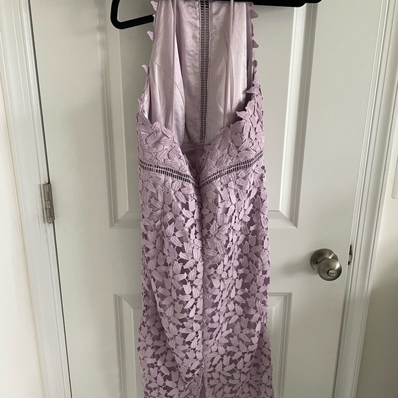 Bardot Gemma Lace Dress Orchid Size 10 Large - Picture 4 of 5